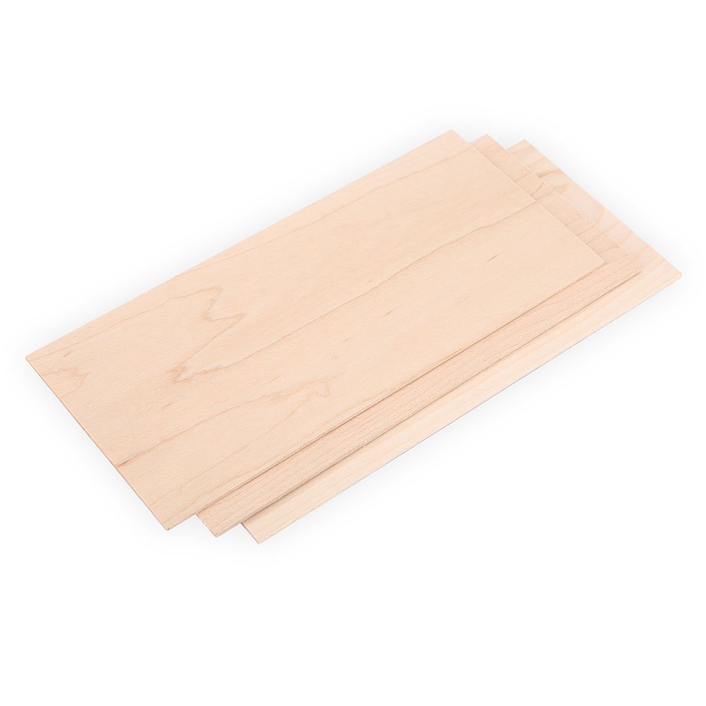 3Pcs Maple Guitar Headplate Veneer - DIY Replacement Tool for Luthiers | High-Quality Maple Wood Headstock Veneer | Perfect for Guitar Repair & Customization Projects