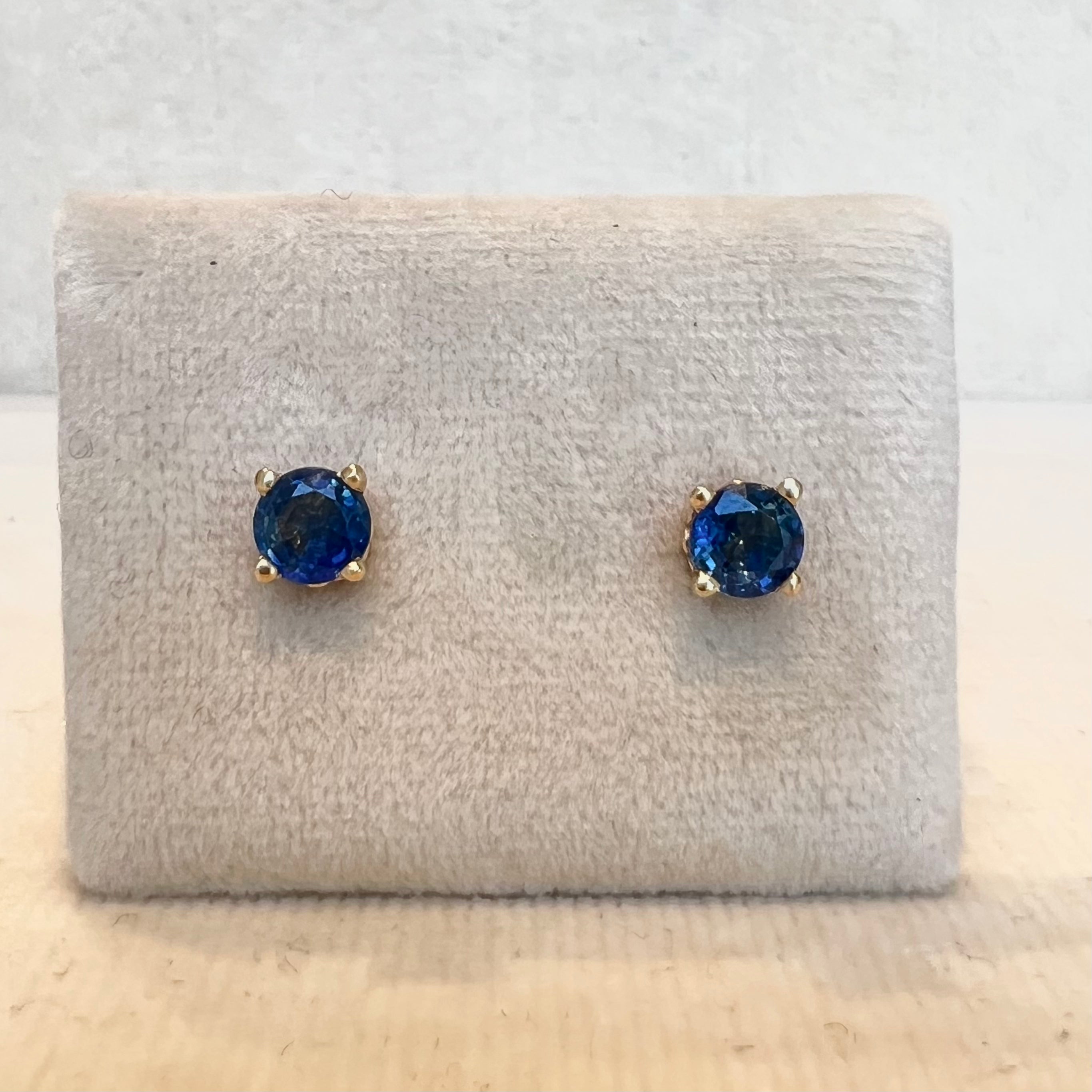14K Gold Precious Stone Stud Earrings for Women - Dainty & Elegant Jewelry Gift for Birthdays, Anniversaries & Everyday Wear