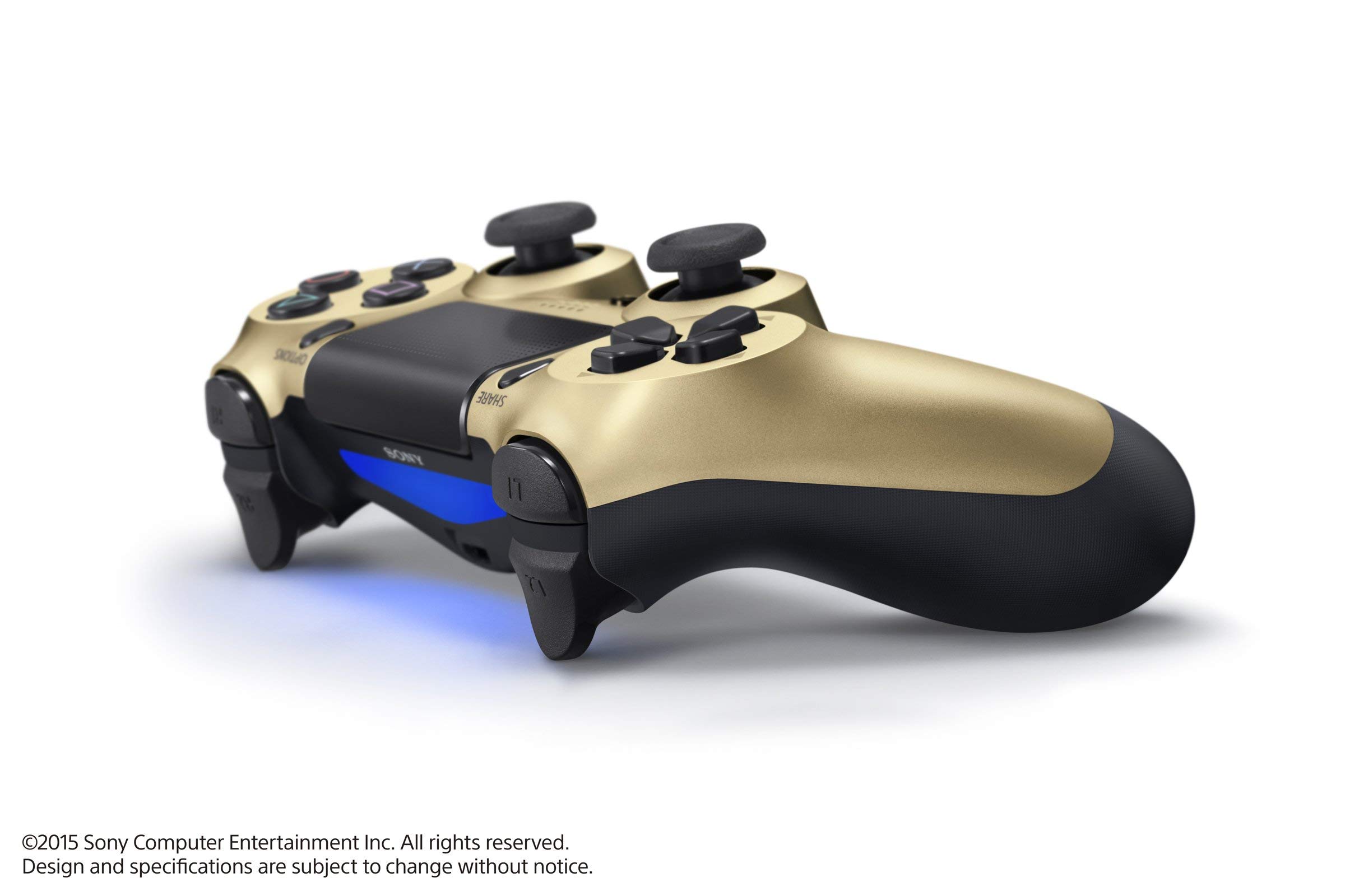 Wireless DualShock 4 Controller for PS4 - Gold Edition (Renewed) | Compatible with PlayStation 4 & PC Gaming | Perfect for Action, Racing & Sports Games