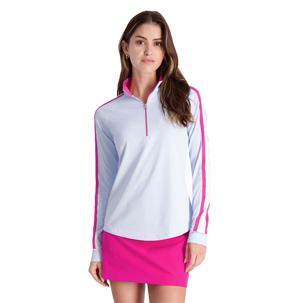 Fairway & Greene Eryn Zip Mock Women's Golf Quarter Zip Pullover - Lightweight & Breathable for Comfort on the Course | Perfect for Golf Outings & Casual Wear