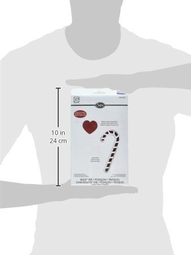 Sizzix Bigz Die Cutting Machine with Bonus Embosslits Die - Candy Canes & Heart Design by BasicGrey | Perfect for Scrapbooking, Card Making, and DIY Paper Crafts