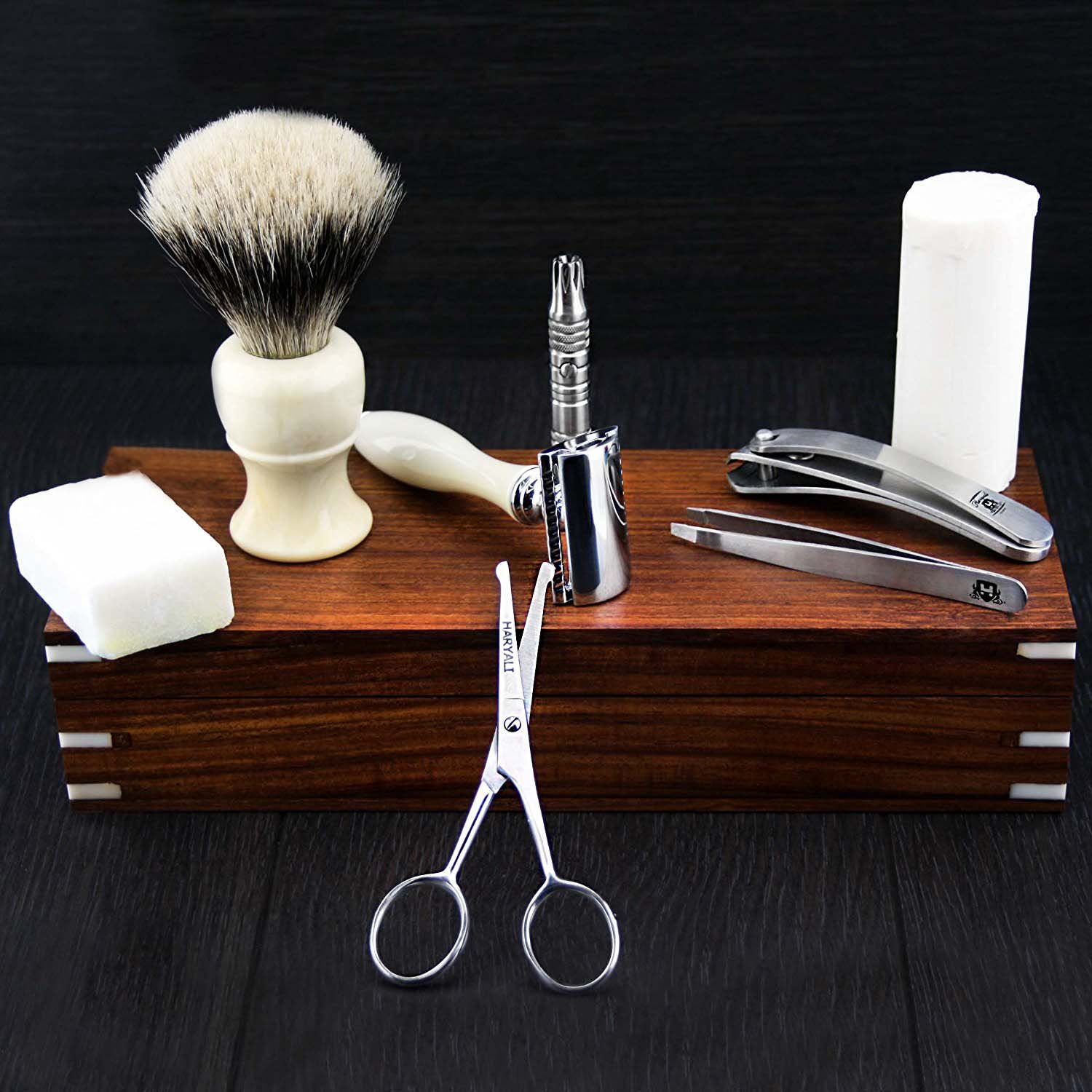 Premium Silver Tip Badger Hair Shaving Brush for Men - Luxury Wet Shaving Cream Applicator - Perfect for Traditional Shaving Kits & Grooming Gifts