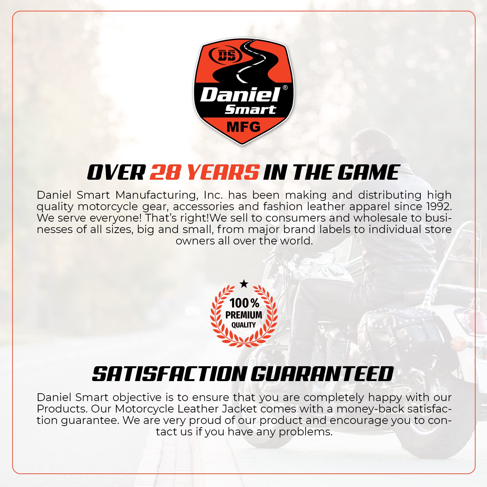Daniel Smart Biker Vest for Men - Black Denim Motorcycle Vest with Leather Trim & Hidden Weapon Pocket | Riding Gear for Harley Davidson, Outdoor Adventure & Urban Fashion
