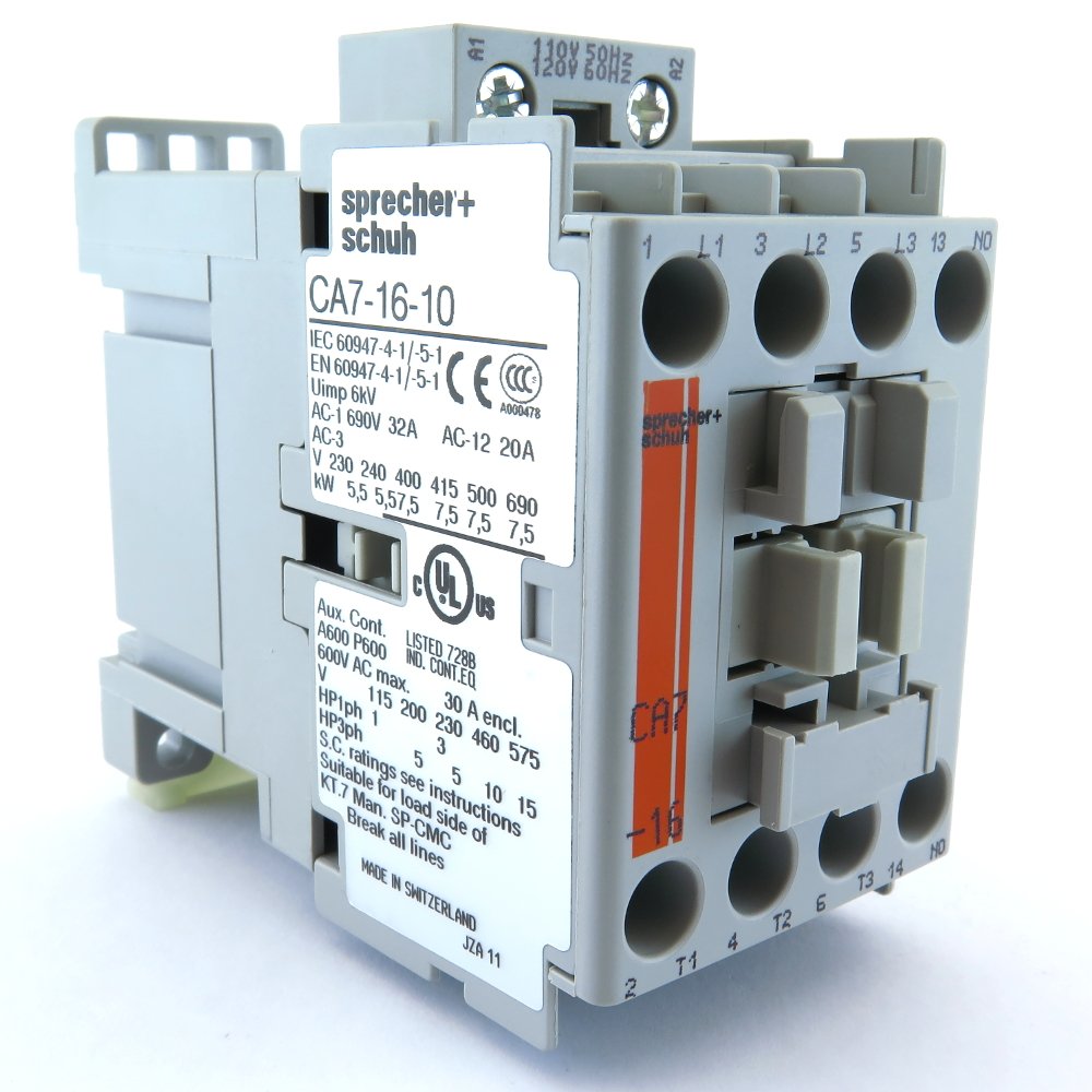 Allen Bradley 100-C16L10 Replacement Relay - CA7-16-10-220W 16A 220VAC Coil 1NO Contact | Industrial Automation & Control Systems | Perfect for Motor Starters, HVAC, and Machinery Control