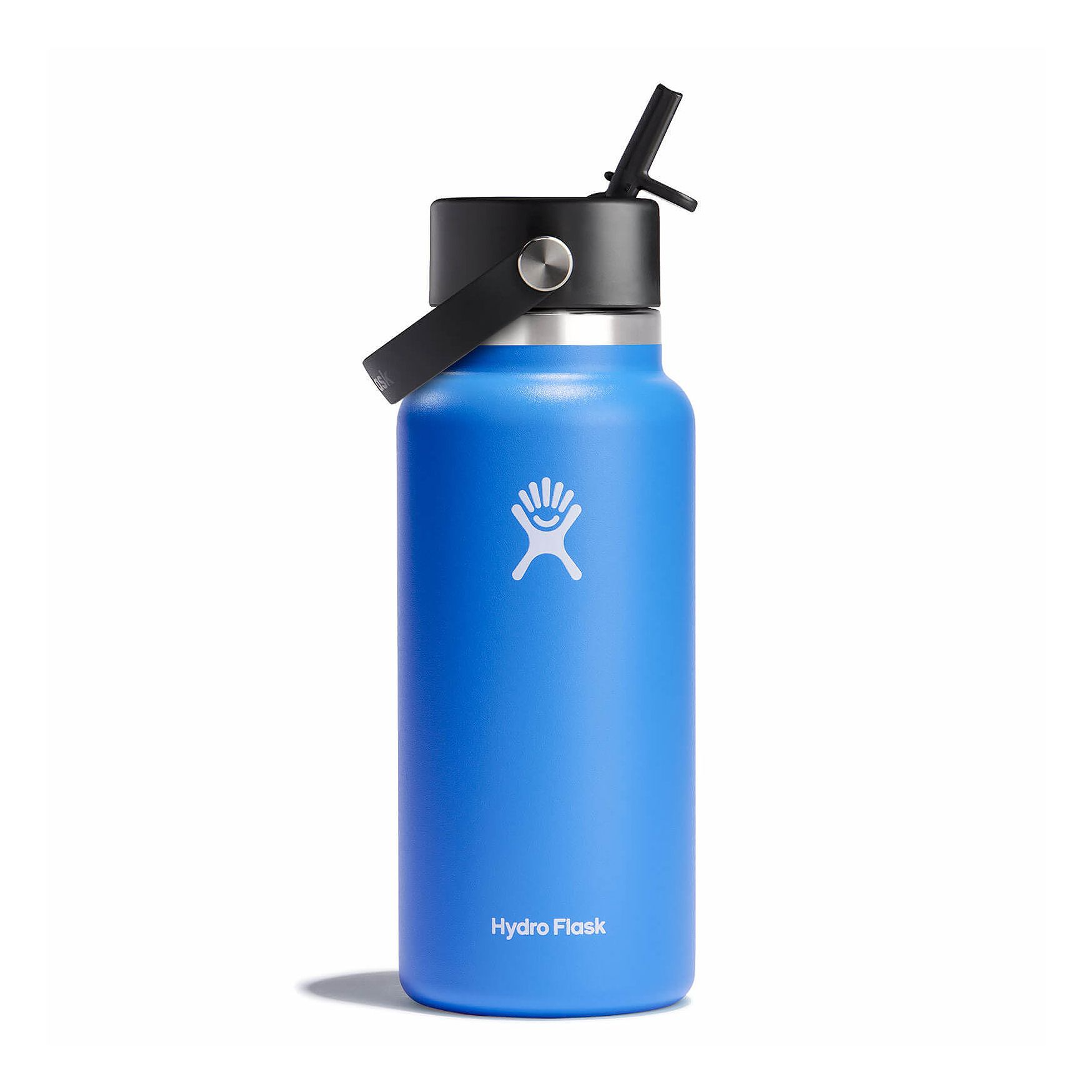 32 oz Wide Mouth Water Bottle with Flex Straw Lid - Leak Proof, BPA Free, for Gym, Hiking & Outdoor Activities