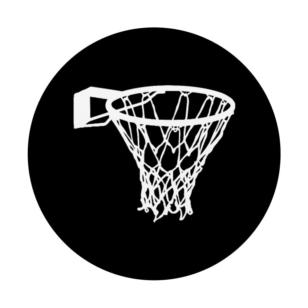 Basketball Hoop PopSockets Phone Grip & Stand - Compatible with iPhone, Samsung, Tablets - Perfect for Sports Fans, Game Days & Everyday Use