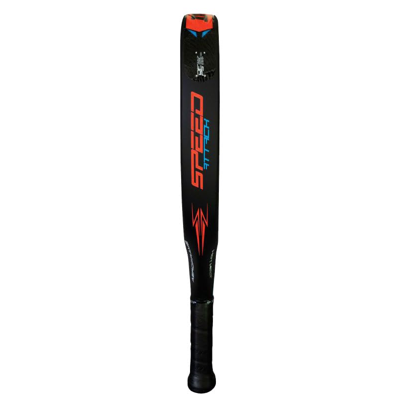 Dunlop Sports Attack Padel Racket - Premium Carbon Fiber Paddle Tennis Racket for Men & Women - Perfect for Indoor & Outdoor Padel Matches, Training & Recreational Play