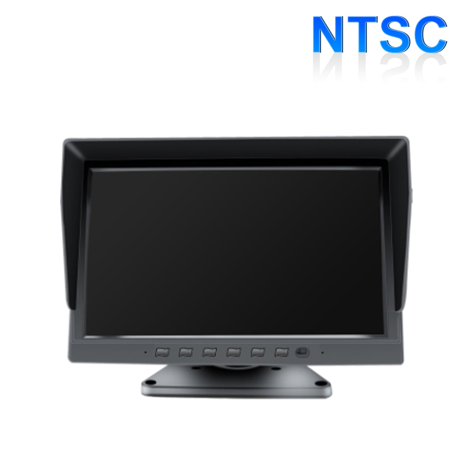 10.1 Inch IPS Touch Screen Monitor with ADAS BSD System for RV Truck Bus - 1024x600 Resolution + 6 Camera Setup - Backup Camera & Blind Spot Detection for Safer Driving