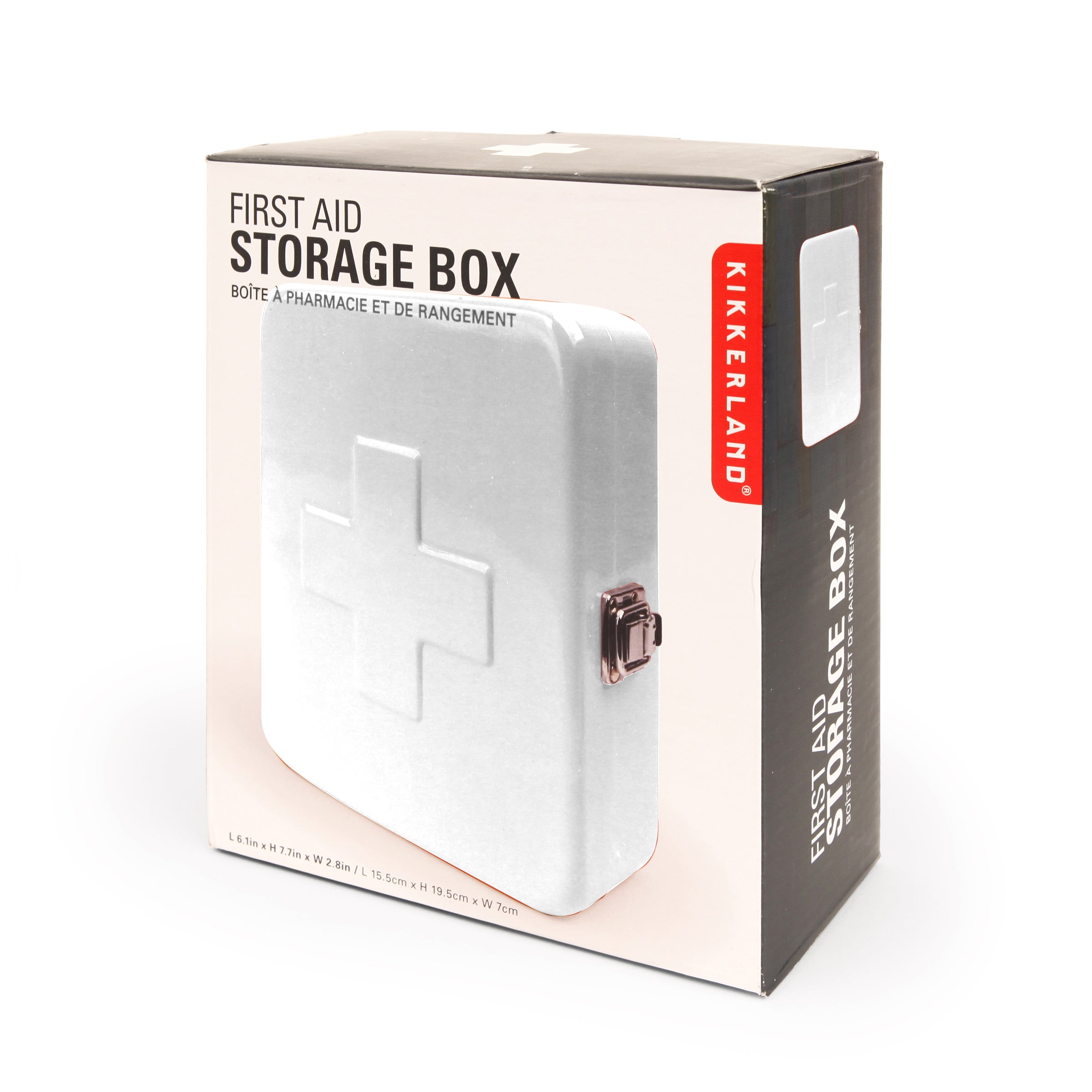 Premium White First Aid Kit - Compact & Portable Emergency Medical Supplies for Home, Car, Office, and Travel Safety