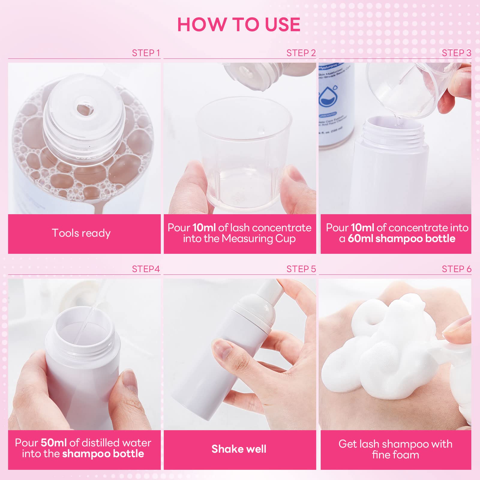 **Arison Lashes Upgraded Lash Shampoo Concentrate 120ml - Professional Eyelash Cleanser for Lash Extensions, Large Capacity, Rose Scented - Perfect for Salons, Home Use & Lash Care Routine**