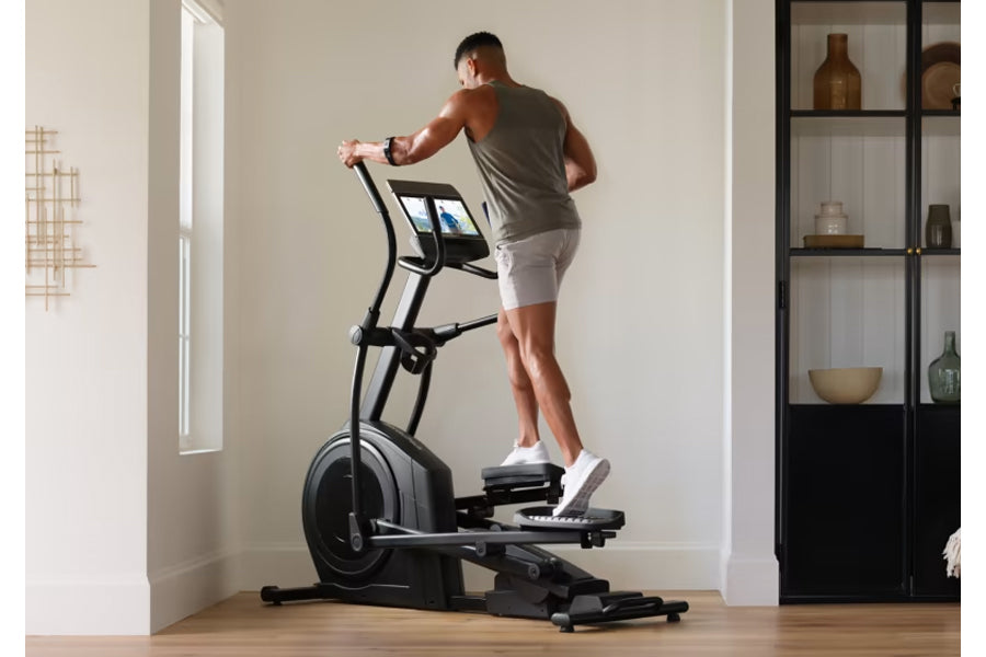 NordicTrack AirGlide 14i Elliptical Machine - Low Impact Cardio Workout Equipment for Home Gym | Perfect for Small Spaces & Full-Body Training | Summer Sale Discount