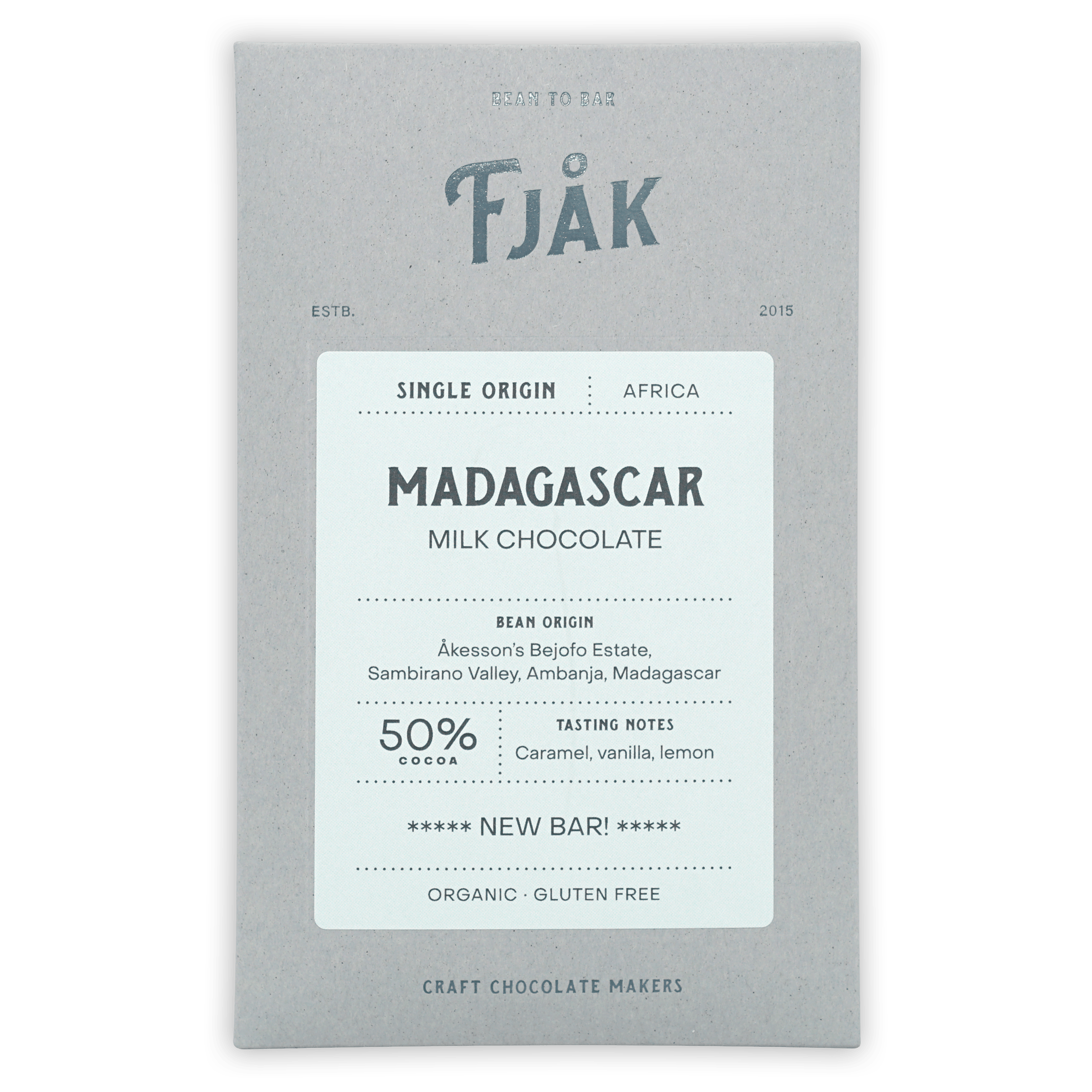 Premium Madagascar Vanilla Milk Chocolate Bar 50% Cocoa - Perfect for Baking, Gifting & Dessert Making