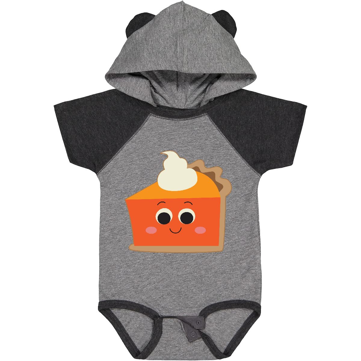 Inktastic Thanksgiving Pumpkin Pie Cute Baby Bodysuit - Soft Cotton Onesie for Infants & Toddlers - Perfect for Family Gatherings, Holiday Photos & Autumn Celebrations
