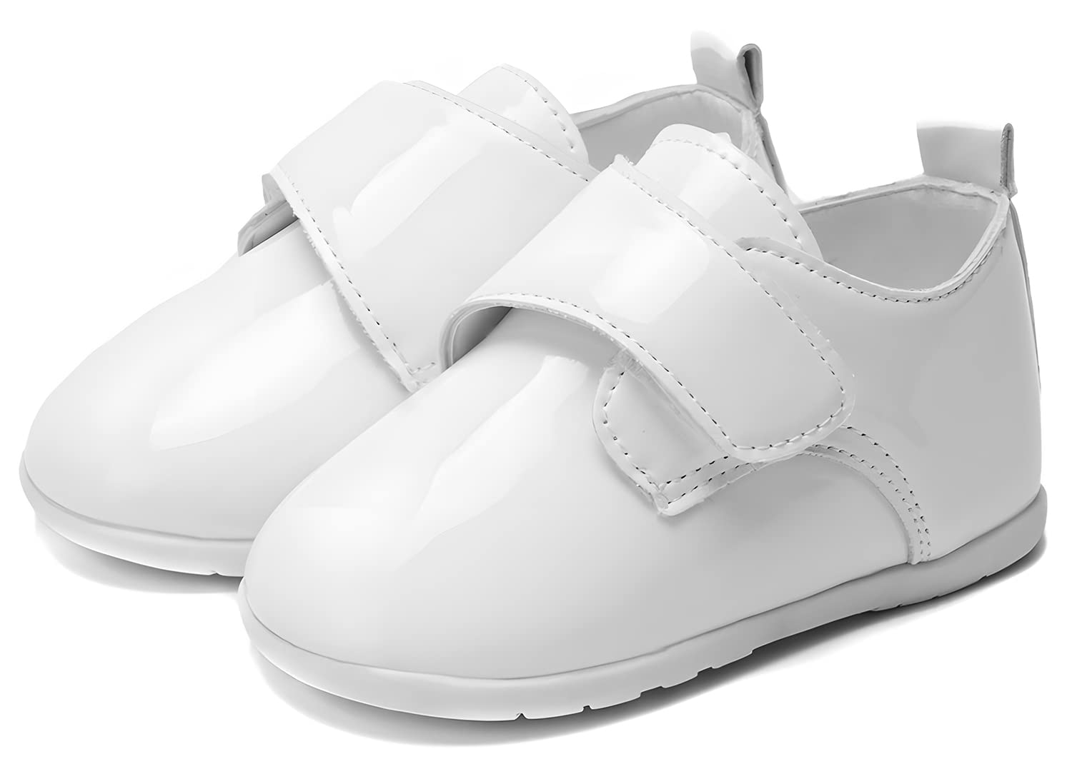 Baby Oxford Shoes PU Leather Loafers - Soft Sole for Toddler Boys & Girls - Perfect for Weddings & First Steps