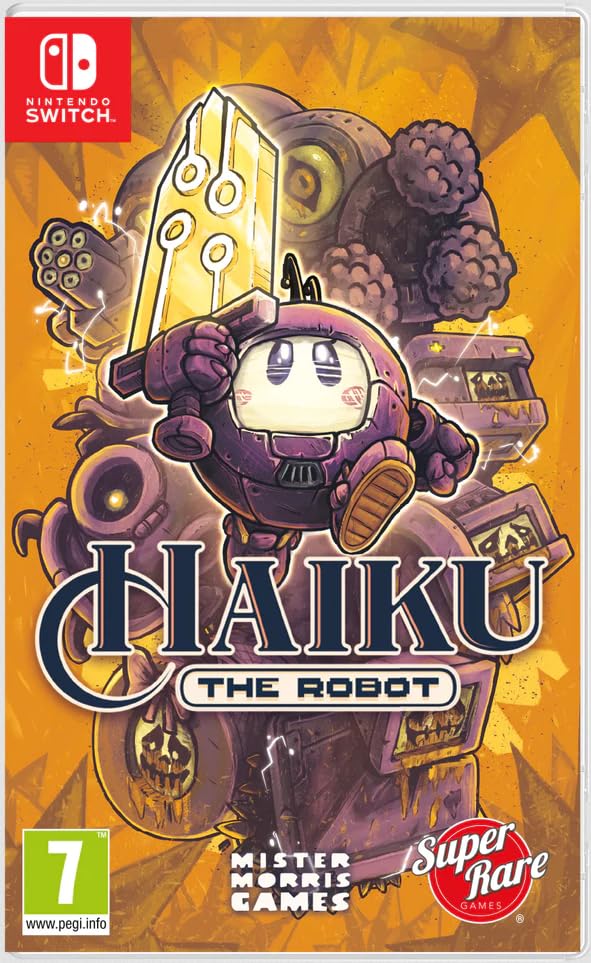 Haiku, the Robot - Nintendo Switch Game by Super Rare Games (SRG#94) | Retro-Style Adventure for Indie Gamers & Collectors | Perfect for Home Gaming & Travel Entertainment