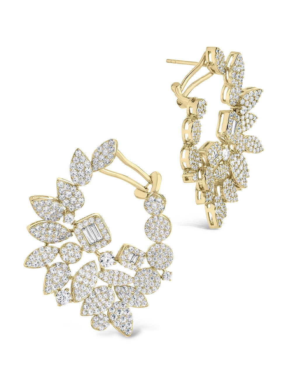 Rosie CZ Drop Stud Earrings for Women – Elegant Cubic Zirconia Dangle Earrings for Party, Wedding & Everyday Wear