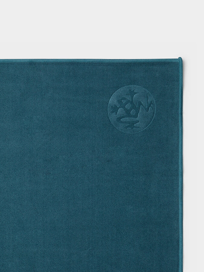Manduka eQua Yoga Mat Towels - Non-Slip, Absorbent & Eco-Friendly for Hot Yoga, Pilates & Workouts - Perfect for Home & Studio Use