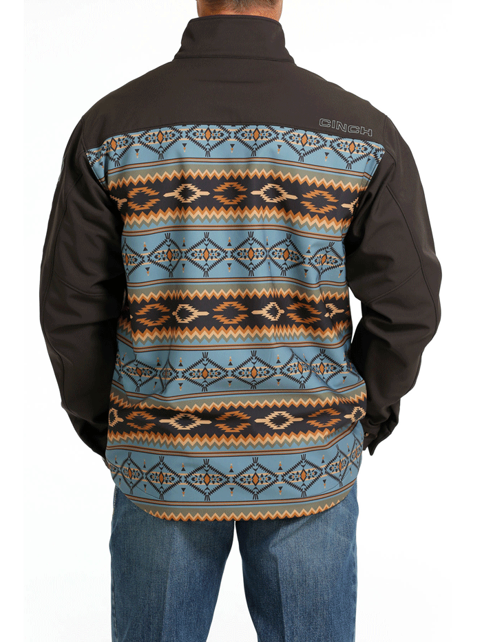 Men's Western Bonded Jacket - MWJ1583004 Brown | Cowboy Style Leather Jacket for Rodeo, Ranch Work & Outdoor Adventures