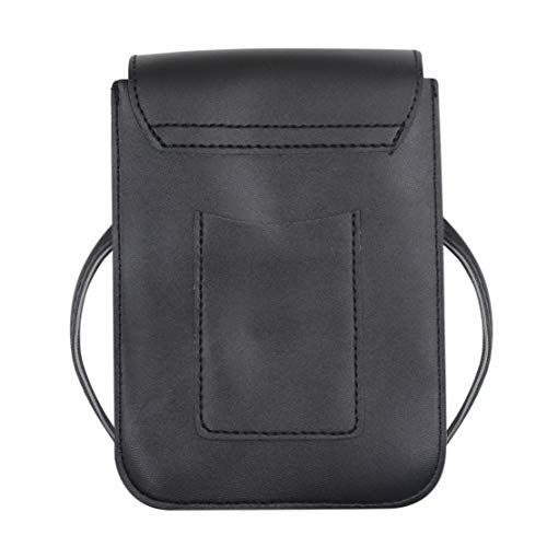 Aibearty 4 Layer Crossbody Phone Pouch - Small Leather Shoulder Bag with Tassel for Women | Perfect for Travel, Shopping & Everyday Use