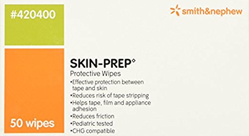 Smith & Nephew SKIN PREP Protective Wipes - 20 Boxes (1000 Count) | Alcohol-Free Barrier Wipes for Skin Protection | Medical, Tattoo & Wound Care Supplies