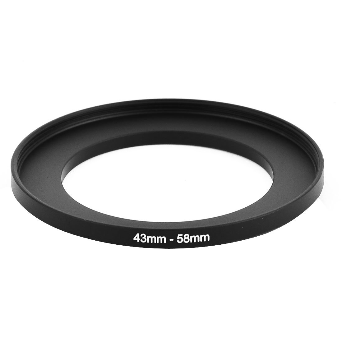 43mm to 58mm Camera Lens Filter Step Up Ring Adapter - Aluminum Metal Stepping Ring for DSLR Lenses - Compatible with Lens Hoods & Filters - Perfect for Photography, Videography & Outdoor Shooting
