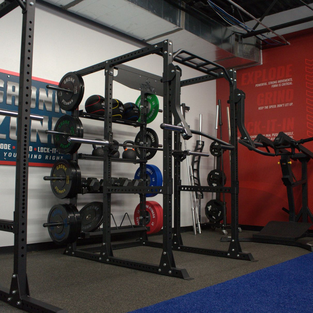 Gronk Fitness XPX Modular Power Rack - Heavy Duty Home Gym Equipment for Strength Training | Perfect for Weightlifting, Squats, Bench Press & CrossFit Workouts
