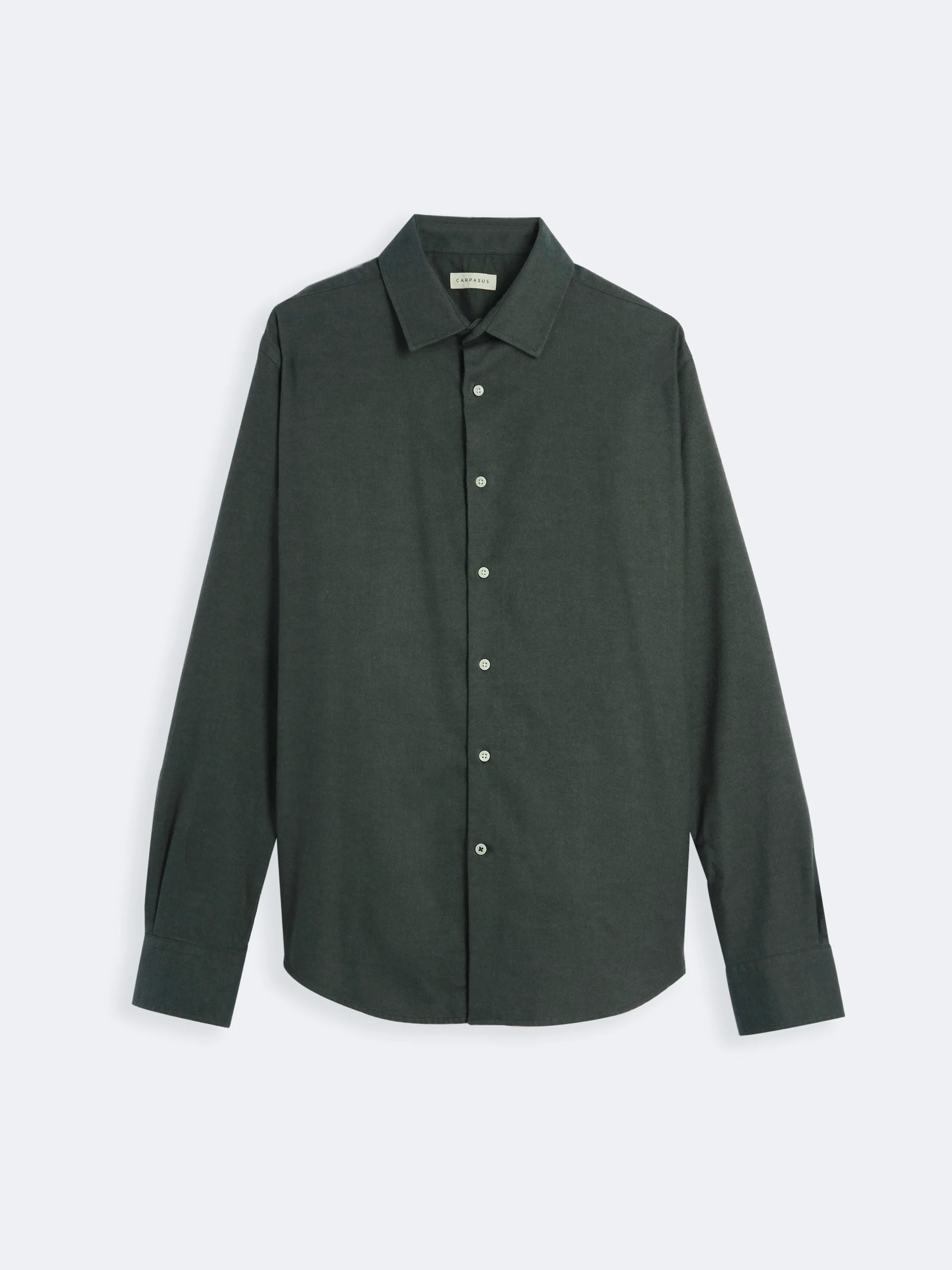 Men's Flannel Shirt in Castanio Moss - Soft Plaid Button-Up for Casual Wear & Outdoor Adventures