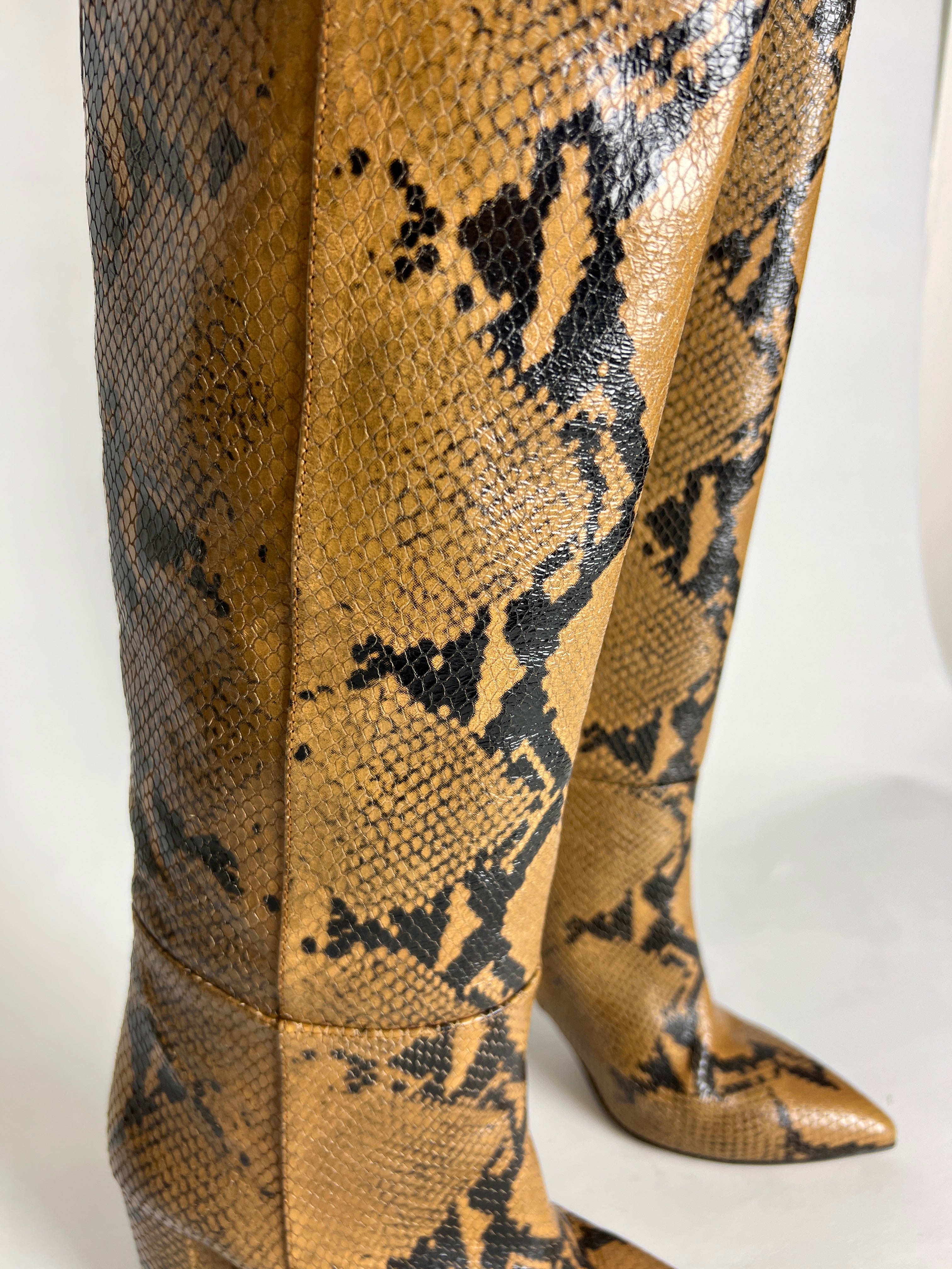 Paris Texas Python Boots - Stylish & Comfortable Western Boots for Women | Perfect for Cowgirl Fashion, Country Concerts & Night Out