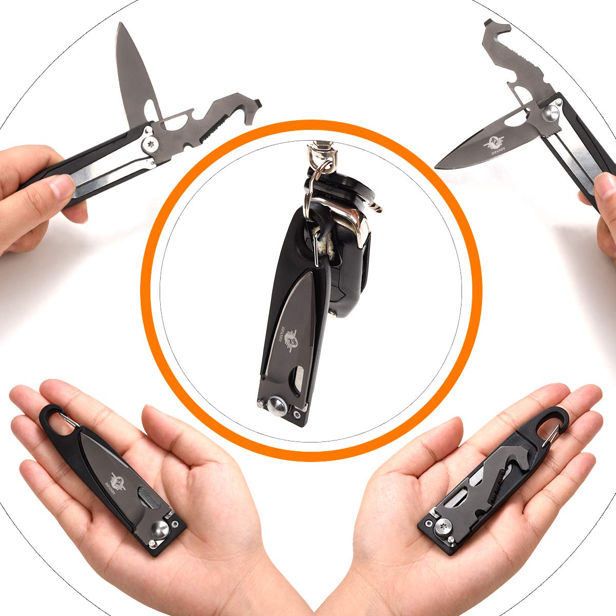 7-in-1 Multi-Tool Keychain & 18-in-1 Pocket Tool Set with 46-in-1 Credit Card Tool - Compact Survival Gear for Men - Perfect Father's Day Gift - Essential for Camping, Hiking, Emergency Preparedness & Everyday Carry (EDC) - Ideal for Outdoor Adventures, Home Repairs, Car Maintenance and Survival Kits - Great for Travel, DIY Projects and Emergency Situations