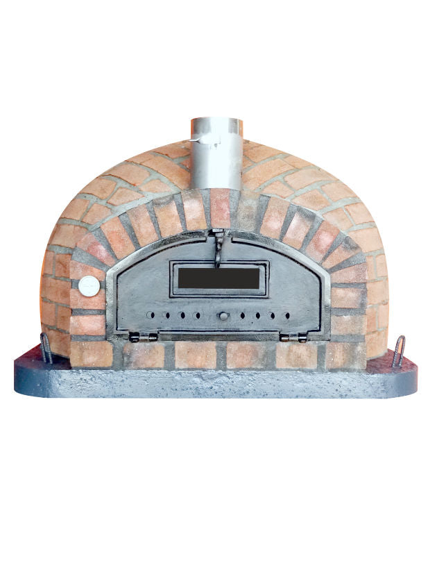 Premium Rustic Pizzaioli Wood & Gas Hybrid Pizza Oven - Outdoor & Backyard Cooking for Authentic Italian Pizza, Perfect for Patio, Garden & Camping
