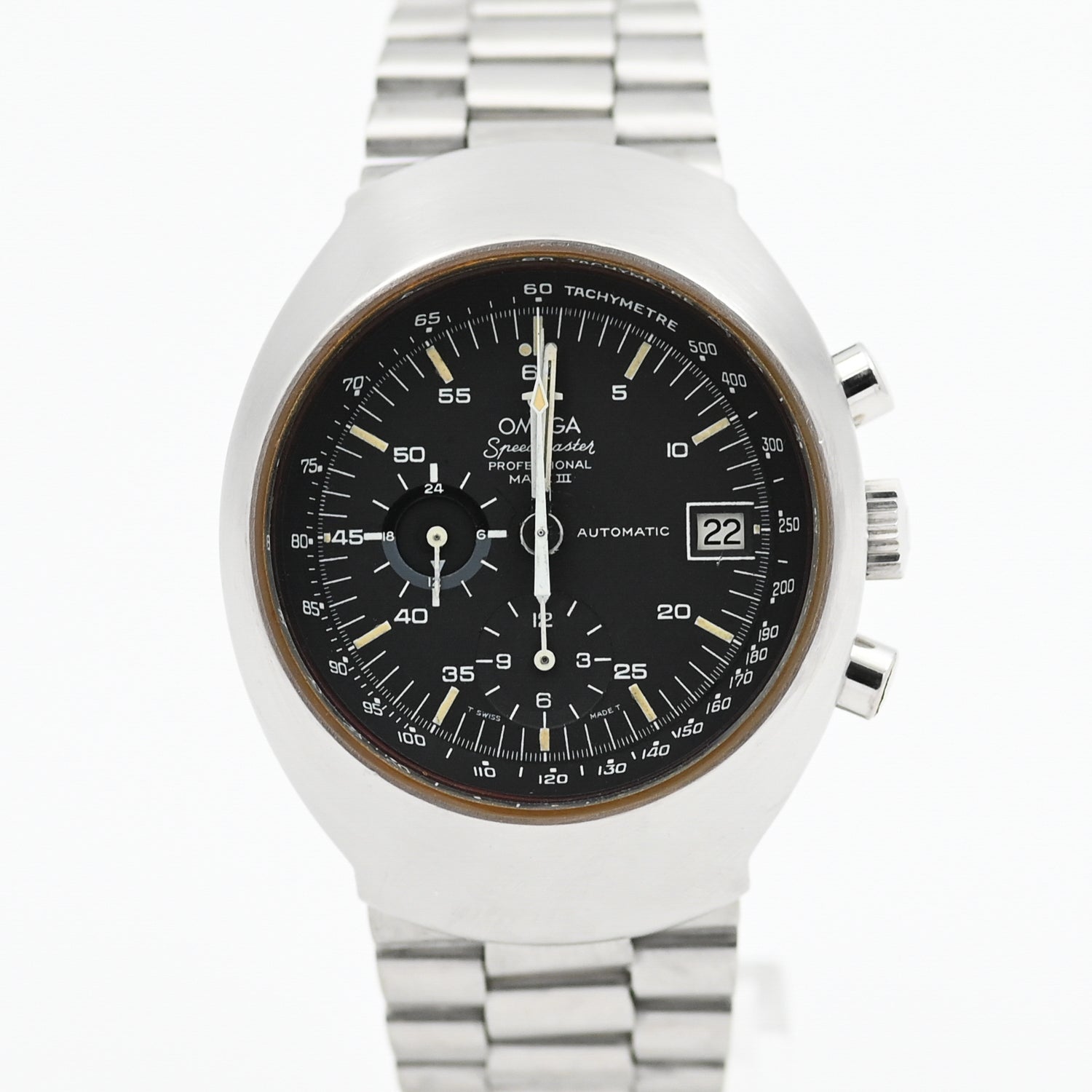 Omega Speedmaster Mark 3 Men's Automatic Chronograph Watch - Luxury Stainless Steel Timepiece for Business, Gifts & Space Exploration Enthusiasts