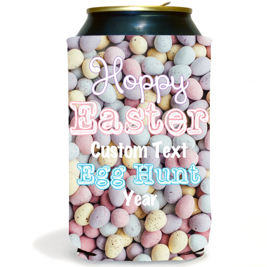 VictoryStore Custom Insulated Can Cooler - Hoppy Easter Egg Design Beverage Cooler for Beer, Soda & Drinks - Perfect for Easter Parties, Picnics & Outdoor Events