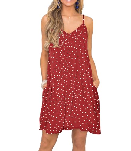 Polka Dot White Wine Red