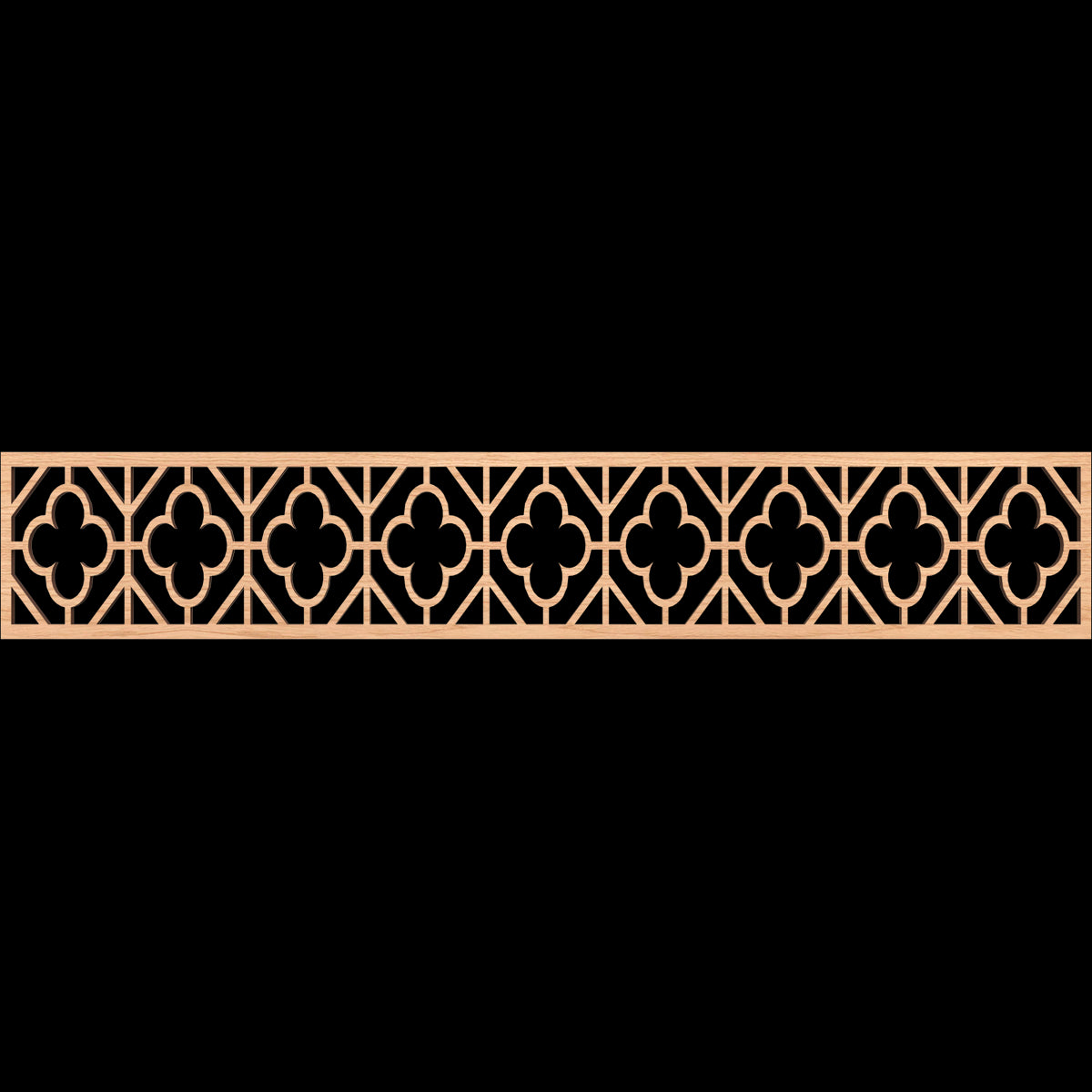 Hazelton Fretwork Moulding - Decorative Wood Trim for Home & Furniture | Perfect for DIY Projects, Wall Accents, and Cabinet Design
