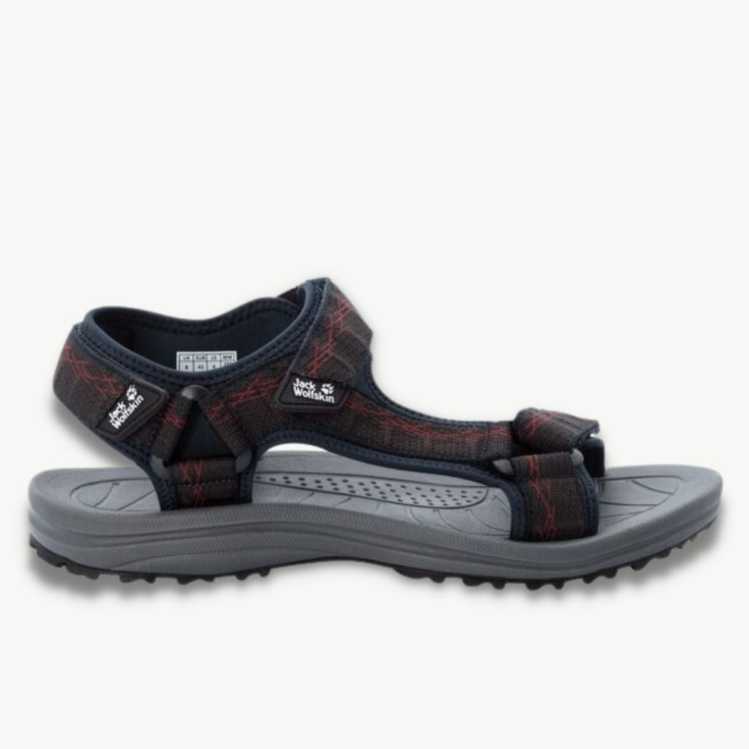 Jack Wolfskin Wave Breaker Men's Outdoor Sandals - Lightweight Hiking & Water Shoes for Beach, Camping & Travel