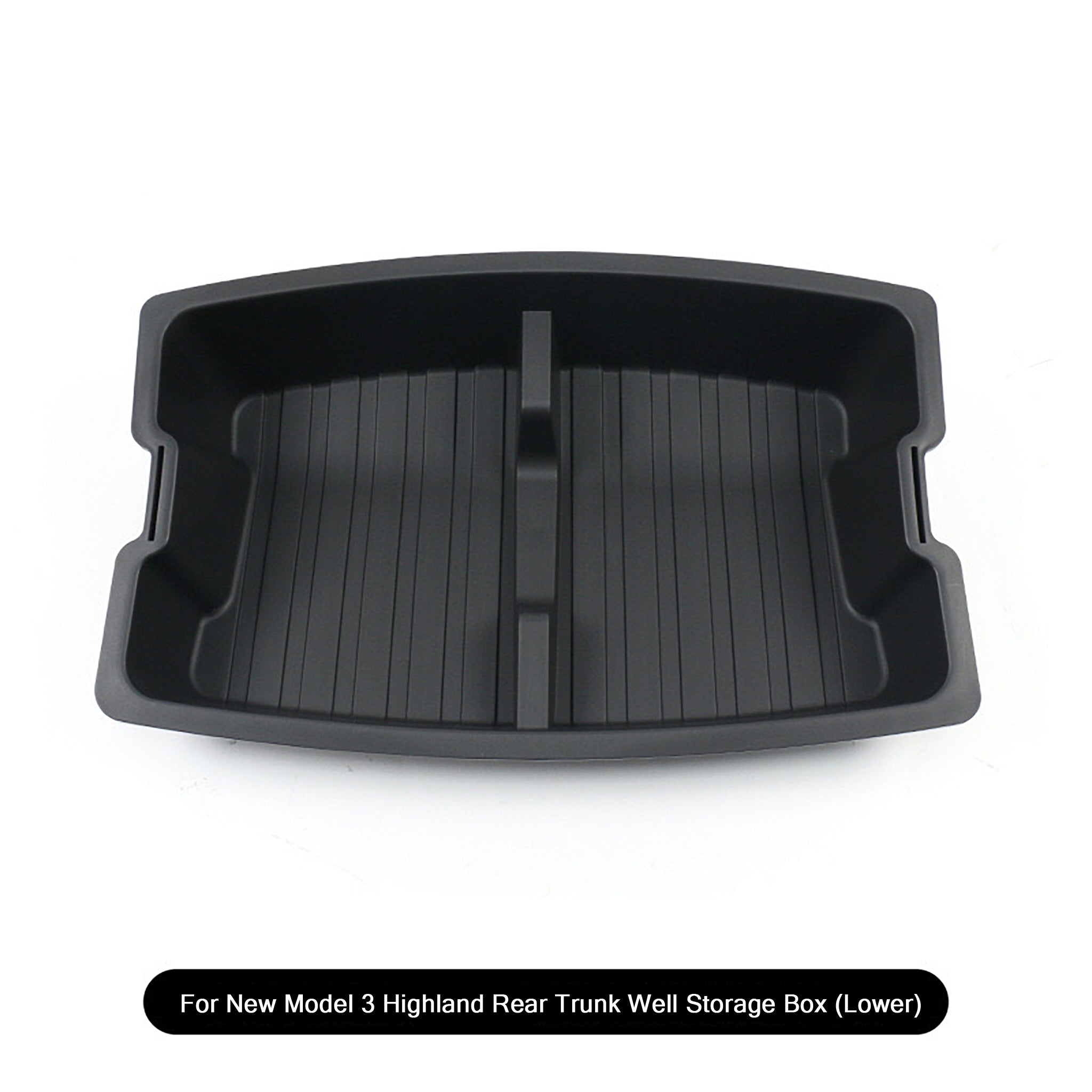 Premium Rear Trunk Well Storage Organizer Boxes for Tesla Model 3 Highland 2024+ | Custom Fit Cargo Organizer | Waterproof & Durable | Perfect for Road Trips, Groceries & Outdoor Gear Storage