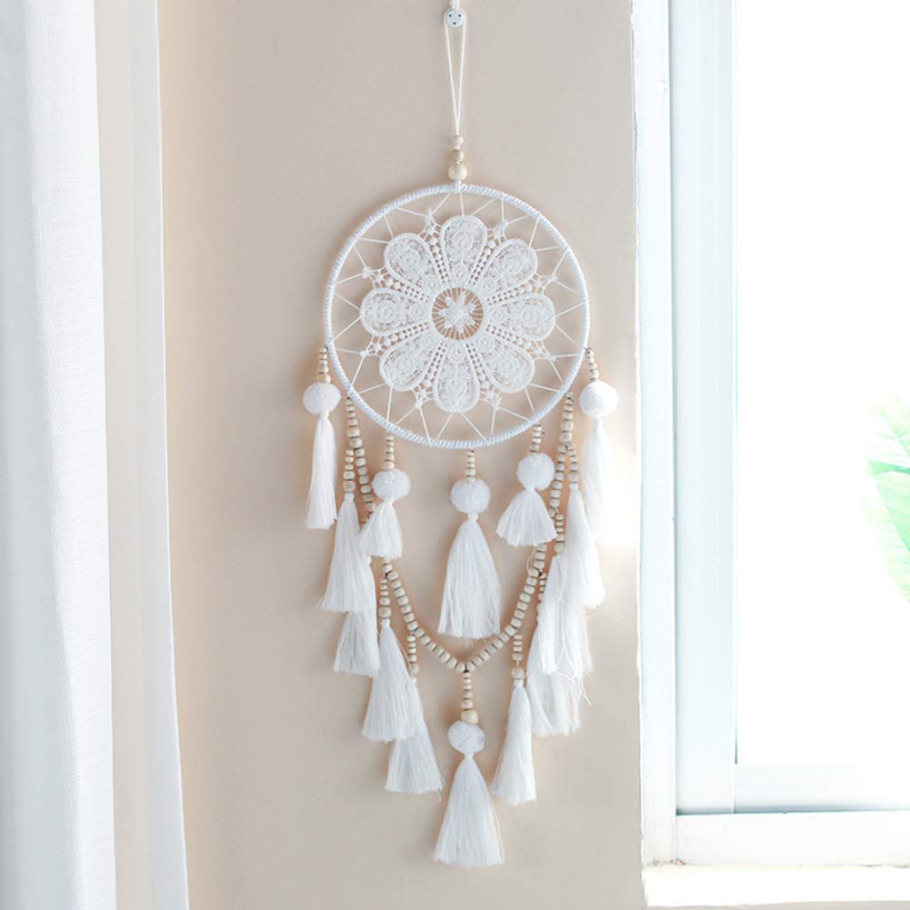 Oumefar Handmade Dream Catcher Wall Art - Boho Home Decor for Bedroom, Living Room, Garden & Car | Perfect for Spiritual Gifts, Nursery Decor & Wedding Decorations