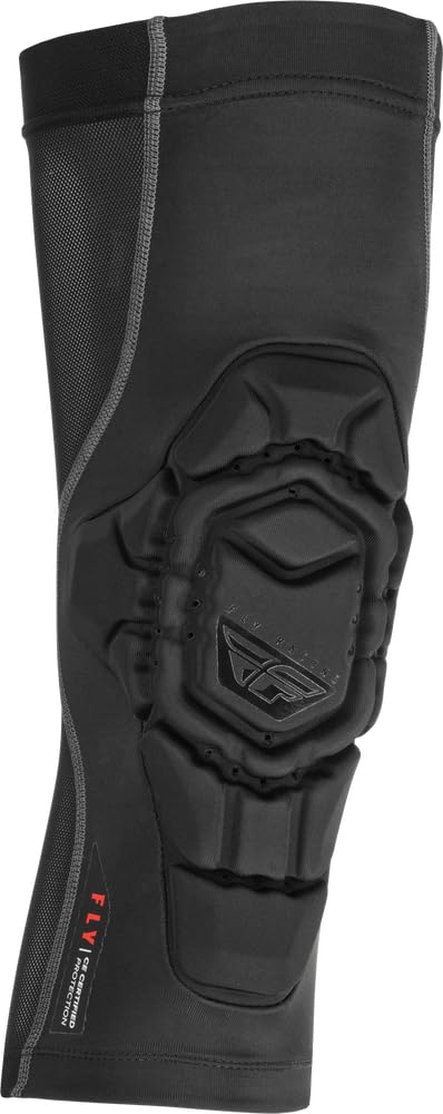 FLY Racing Bicycle Barricade Lite Knee Guards - Black, Small - Protective Gear for Mountain Biking, BMX & Cycling - Lightweight & Durable Knee Protection