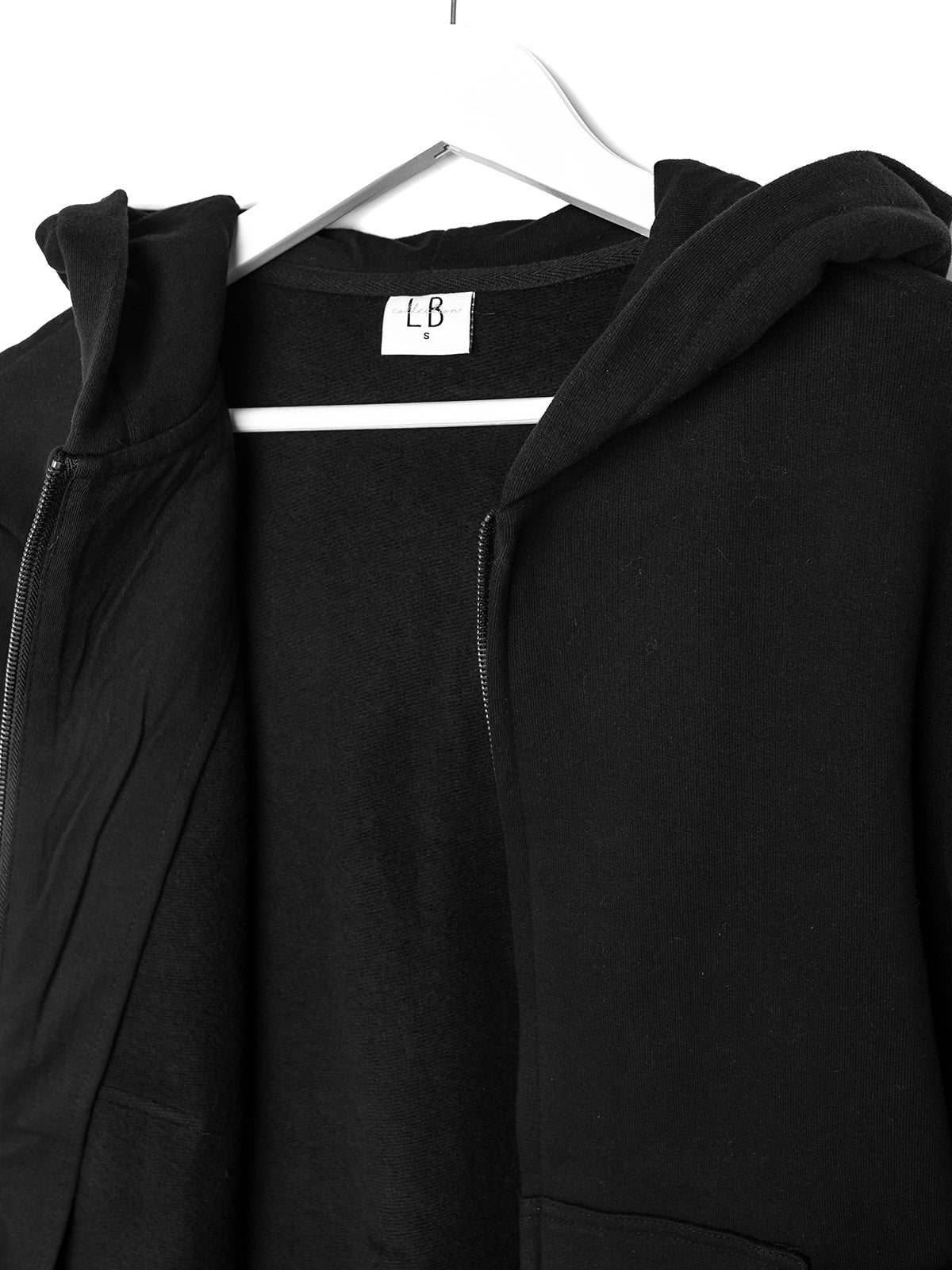 Men's Classic Zip-Up Hoodie - Black | Comfortable & Stylish Pullover for Casual Wear, Gym, and Outdoor Activities