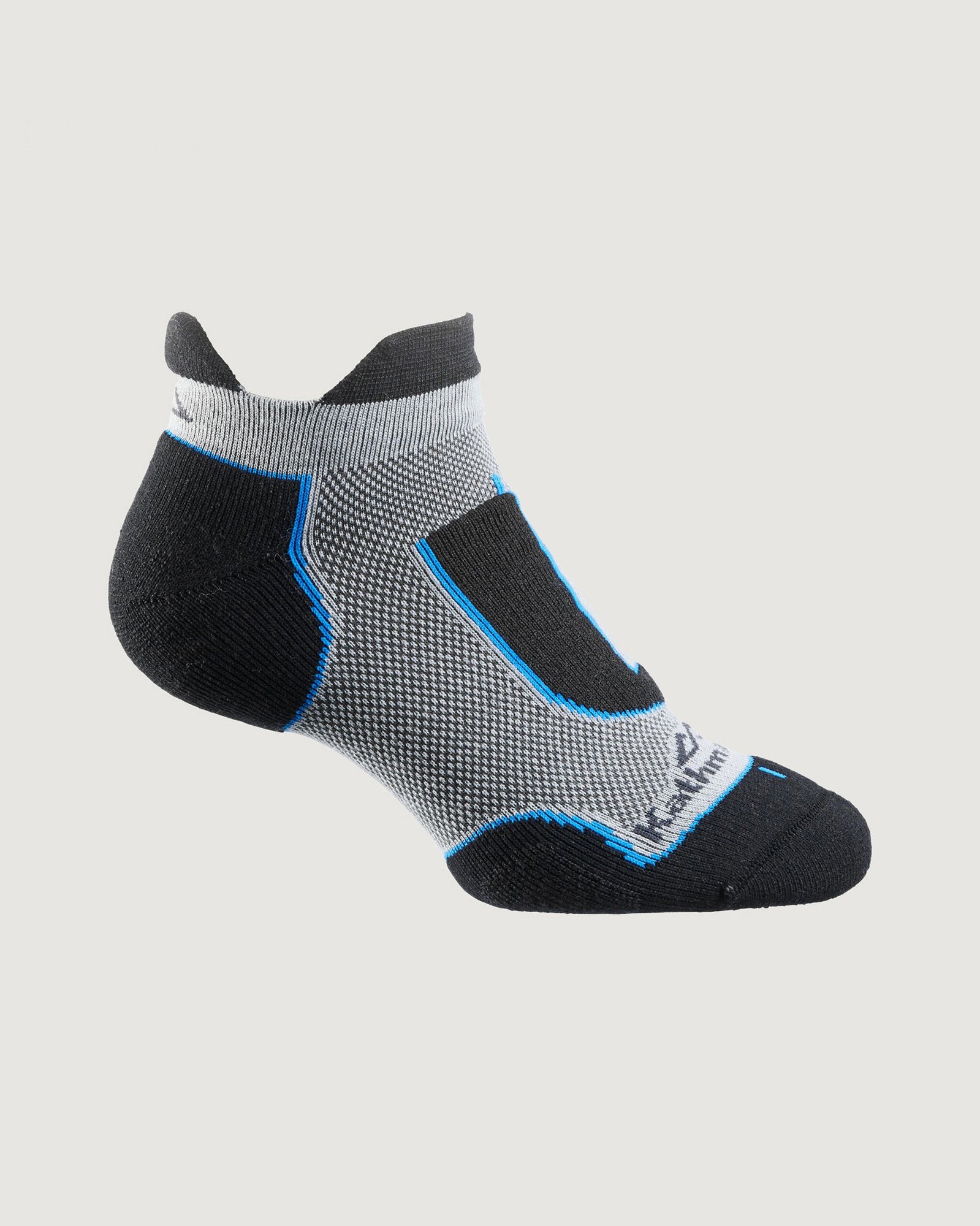 NuYarn Ergonomic Trail Socks for Hiking & Outdoor Adventures - Granite Color - Breathable & Cushioned for All-Day Comfort on Mountain Trails