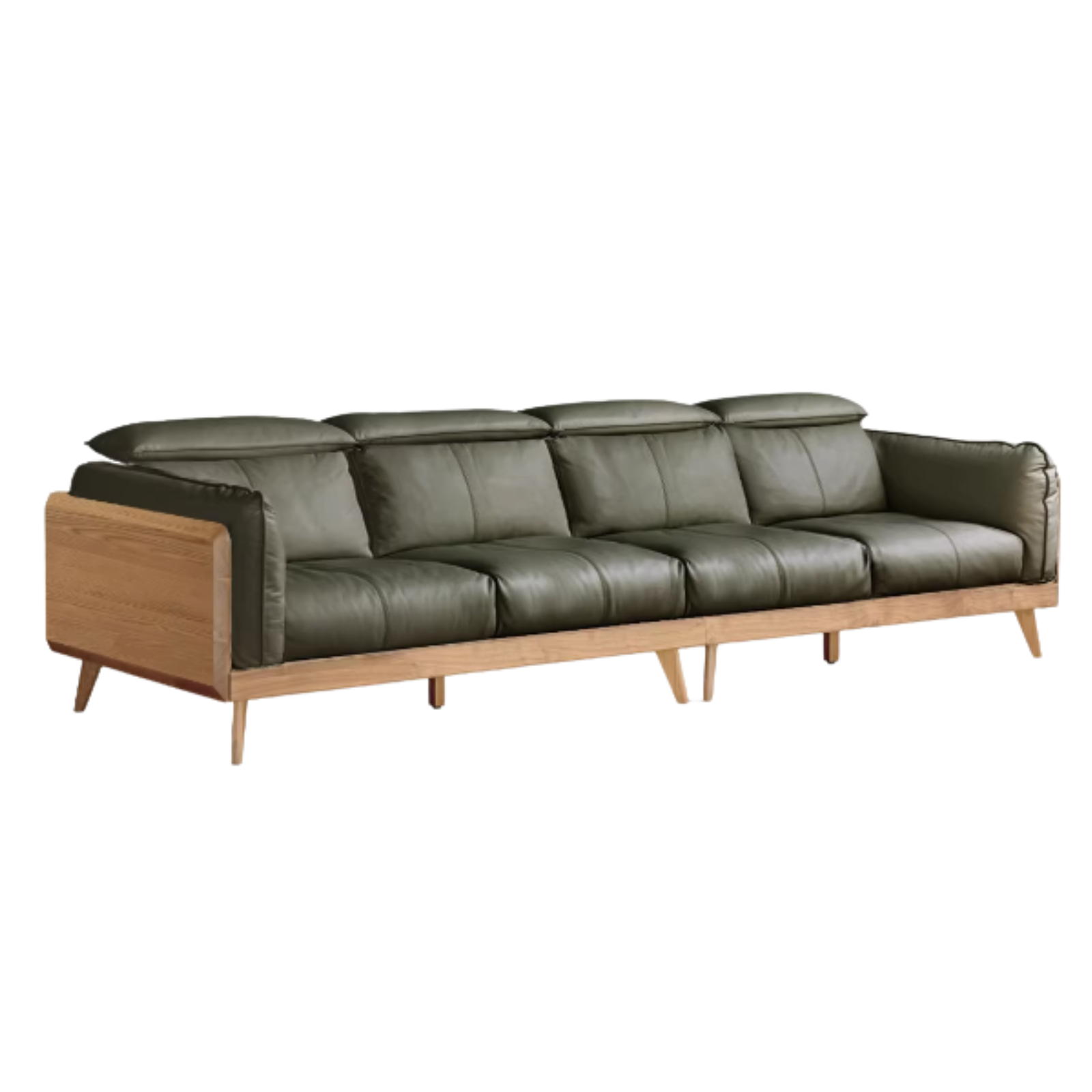 115.7х42.5х33.4 inch / 294х108х85сm / dark green color / Ash small four-person seat
