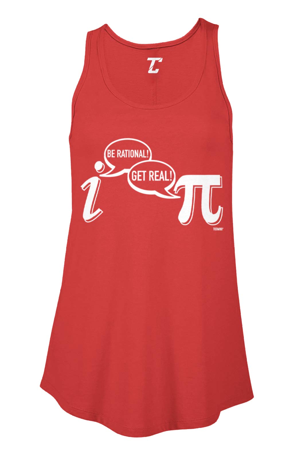 Geek Nerd Pi Women's Flowy Tank Top - Funny Math Science Graphic Tee - Casual Summer T-Shirt for Women - Perfect for STEM Events, Comic Con & Everyday Wear