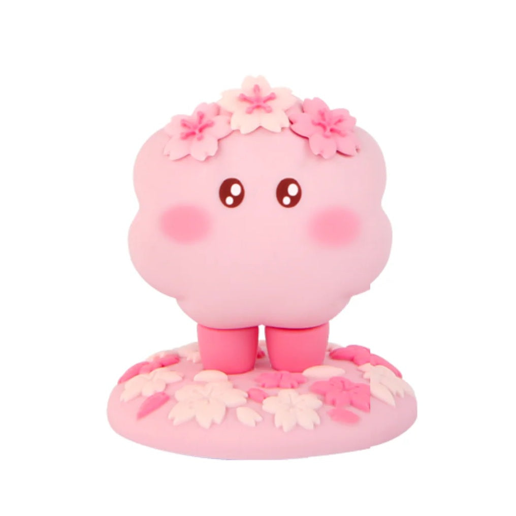 BT21 Mini Figure Cherry Blossom Shooky - Cute Korean Character Collectible for BTS Fans - Perfect for Desk Decor, Gift Giving, and K-Pop Merchandise Collection