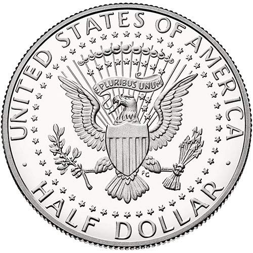 2020 S Silver Proof Kennedy Half Dollar - Choice Uncirculated Coin by US Mint | Collectible Silver Dollar for Coin Collections & Investment Gifts