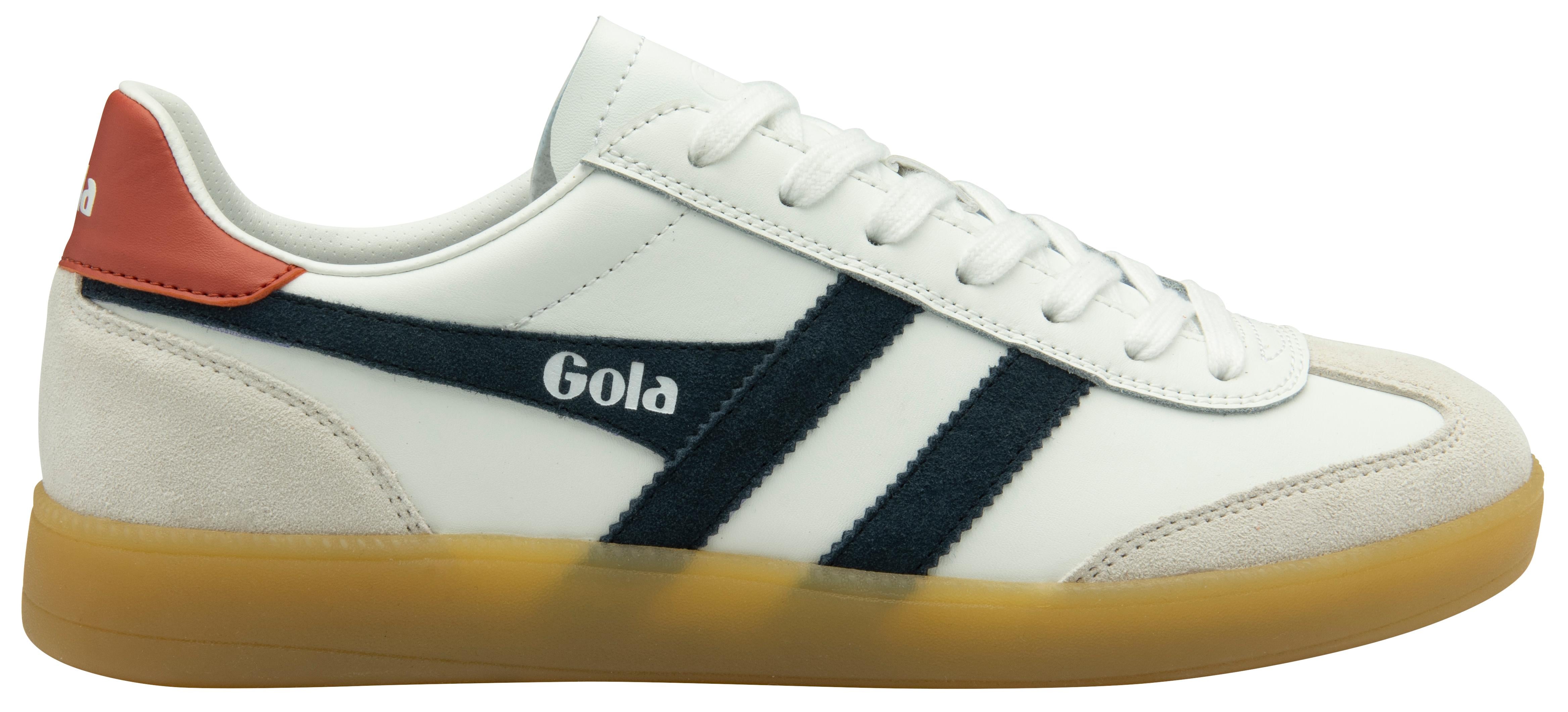 Gola Men's Viper Leather Sneakers - White Retro Running Shoes for Men | Vintage Style Casual Wear & Gym Training Shoes