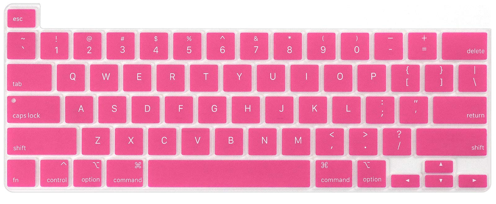 Ultra Thin Silicone Keyboard Cover Skin for MacBook Pro 13 inch 2020 (A2289/A2251/A2338 M1 Chip) & MacBook Pro 16