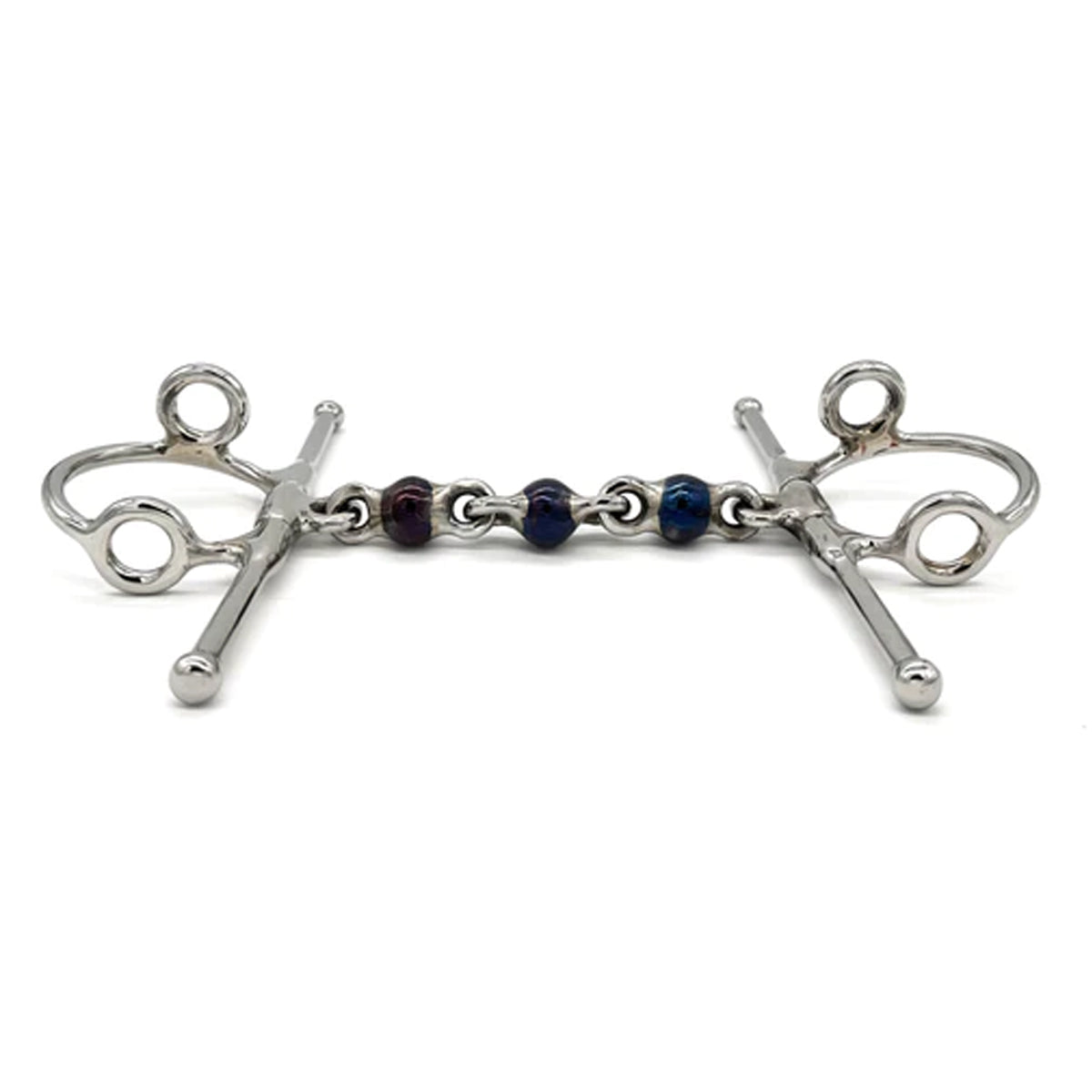 AJR Sweet Iron Waterford Nelson Gag Bit for Horses - Comfortable Training Bit for English Riding, Dressage & Jumping - Perfect for Equestrian Training and Show Competitions