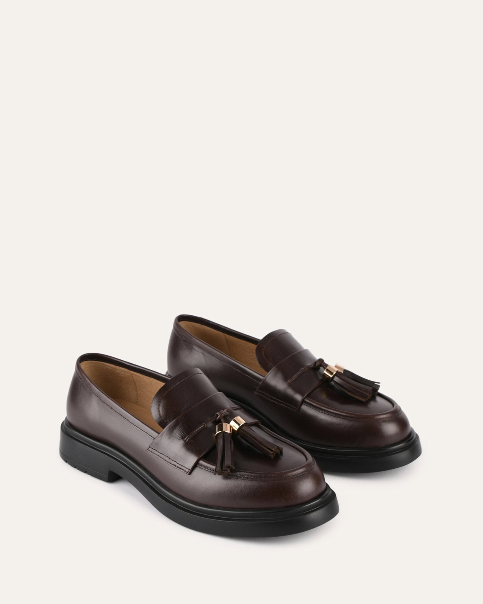 Premium Julius Loafers in Genuine Cacao Leather - Comfortable & Stylish Slip-On Shoes for Men | Perfect for Business Casual, Office Wear & Formal Occasions