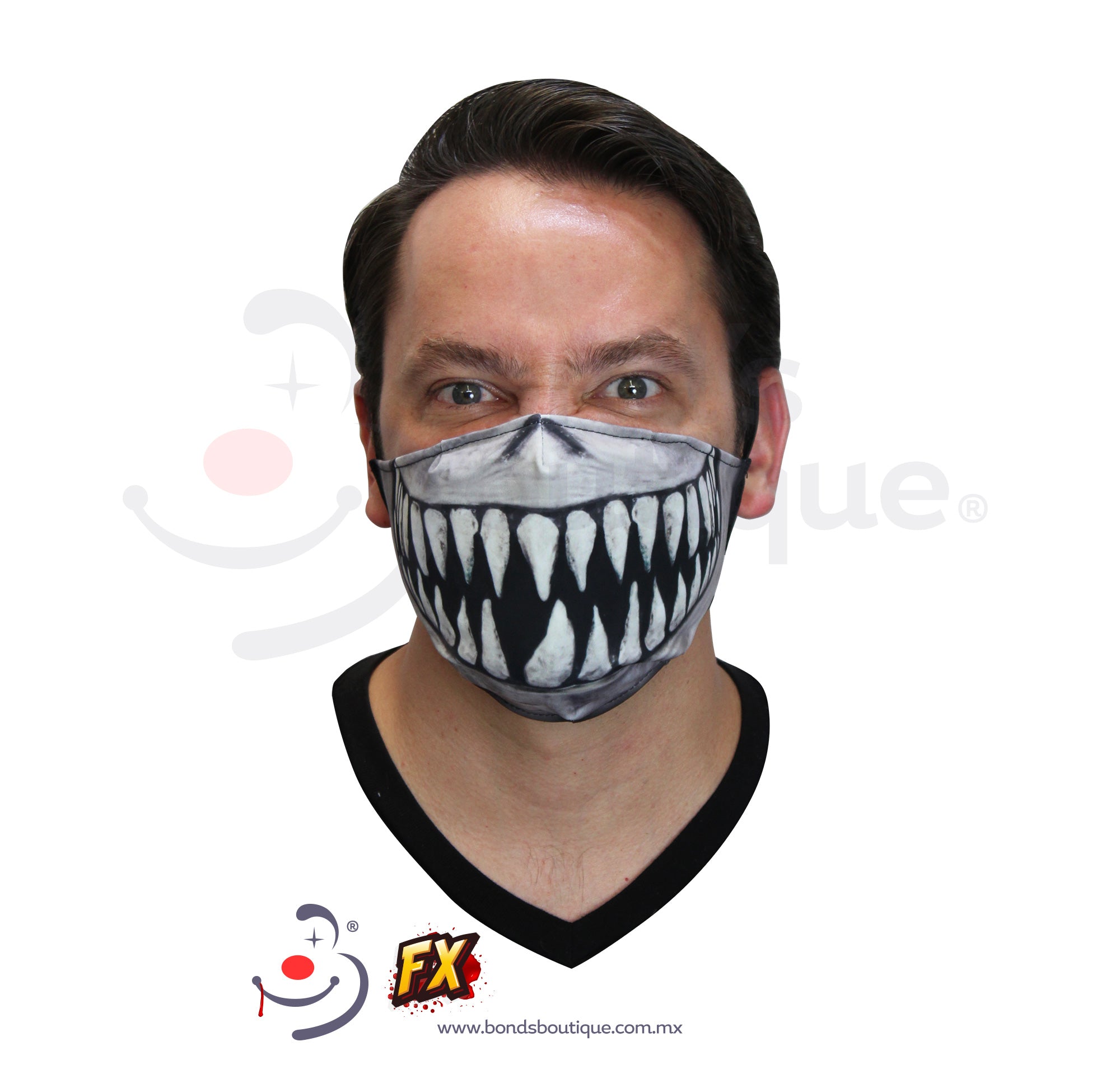 Halloween Face Masks - Spooky & Fun Printed Masks for Adults & Kids - Perfect for Halloween Parties, Trick or Treating, and Costume Accessories
