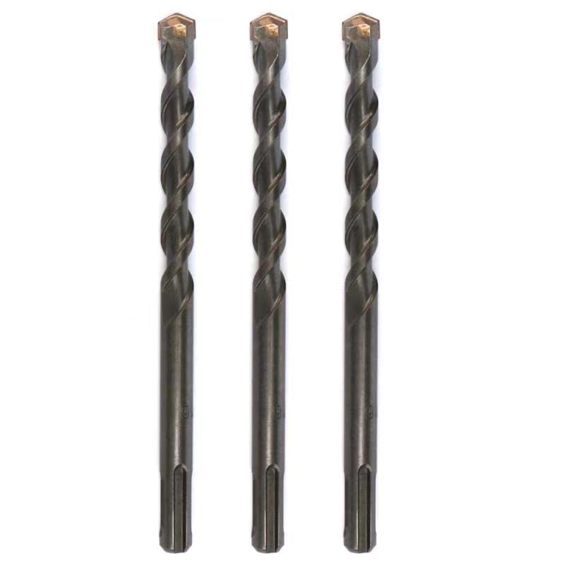 3PCS SDS Plus Rotary Hammer Drill Bits, 1/2